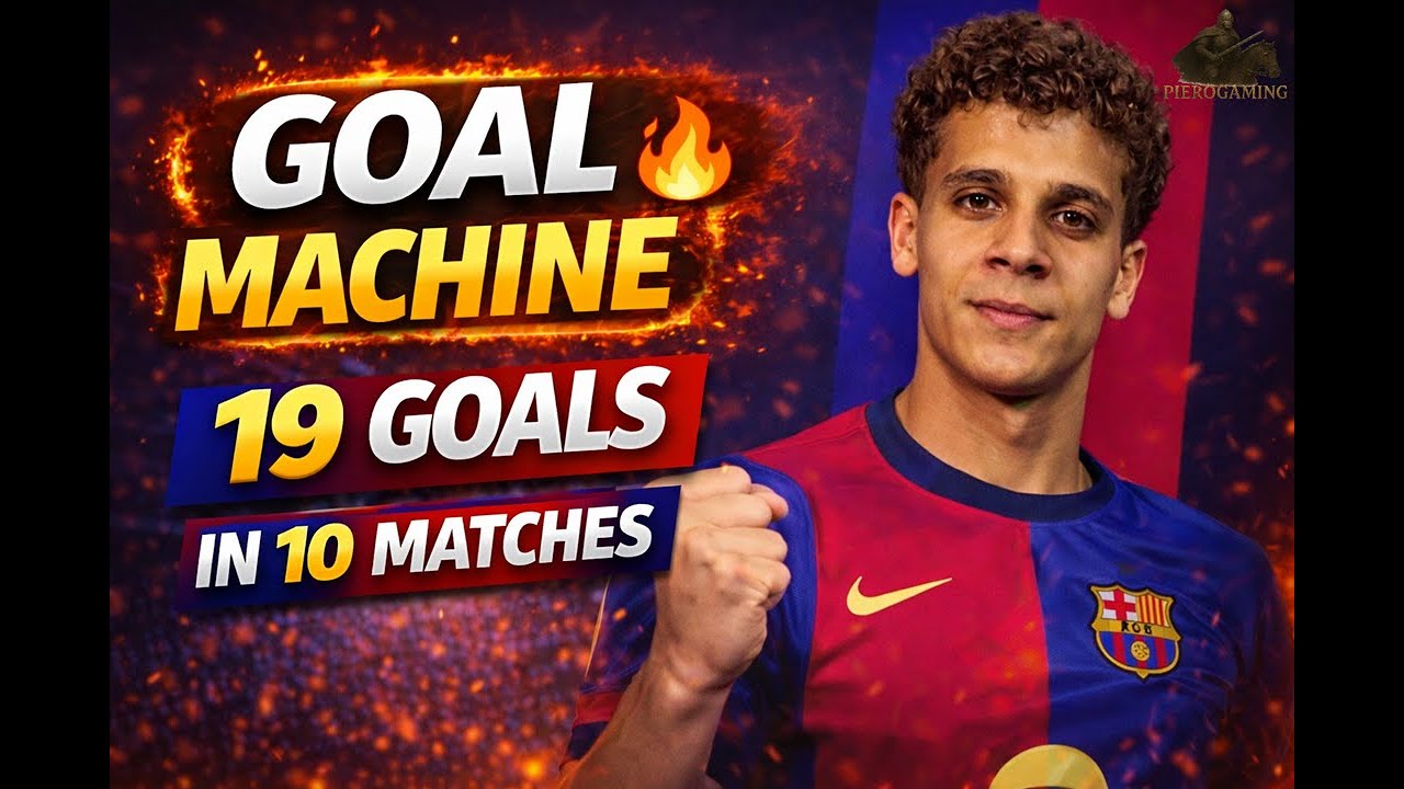 19 GOALS IN 10 MATCHES 🤯 | Hamza Becomes a Goal Machine with Barça