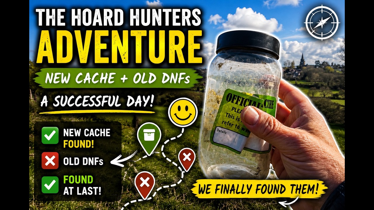 New Cache & Old DNFs! A Successful Geocaching Adventure