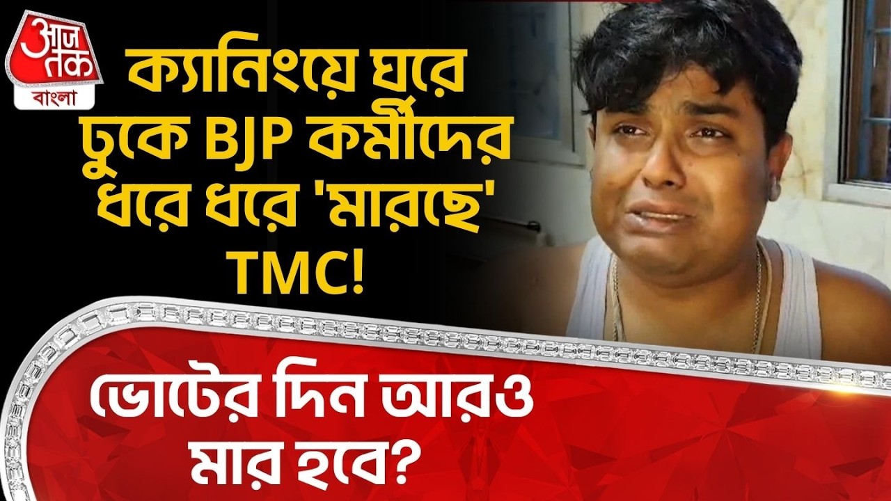 ক্যানিংয়ে ঘরে ঢুকে BJP কর্মীদের ধরে ধরে 'মারছে' TMC! ভোটের দিন আরও মার হবে? Canning News | PN