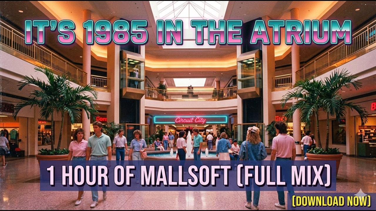 Midnight at the 1985 Atrium // Christmas Eve Mallsoft 🎄✨