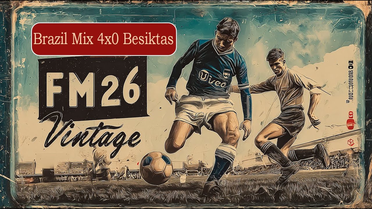 FM26 Vintage | Brazil Mix 4x0 Besiktas | Highlights | No Comments | FM26 Retro