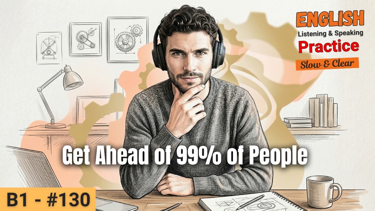How to Get Ahead of 99% of People (Starting Today) | B1 English Listening Practice | Graded Reader