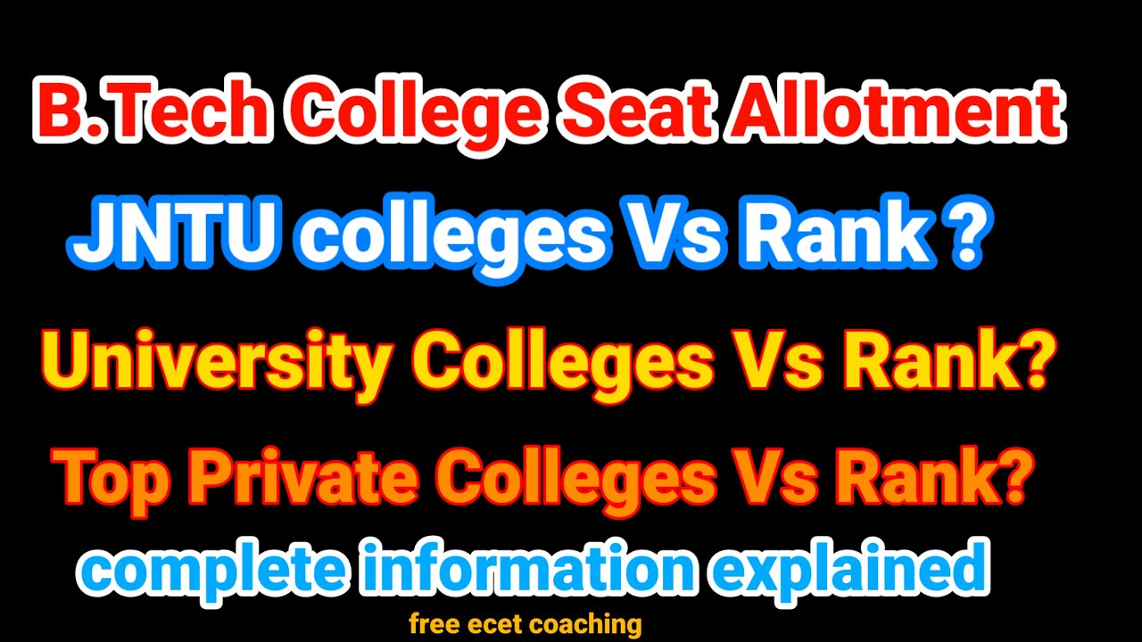 What College Will You Get in ECET 2025? | Rank vs College Full Details #ecet2025 #rankvscollege