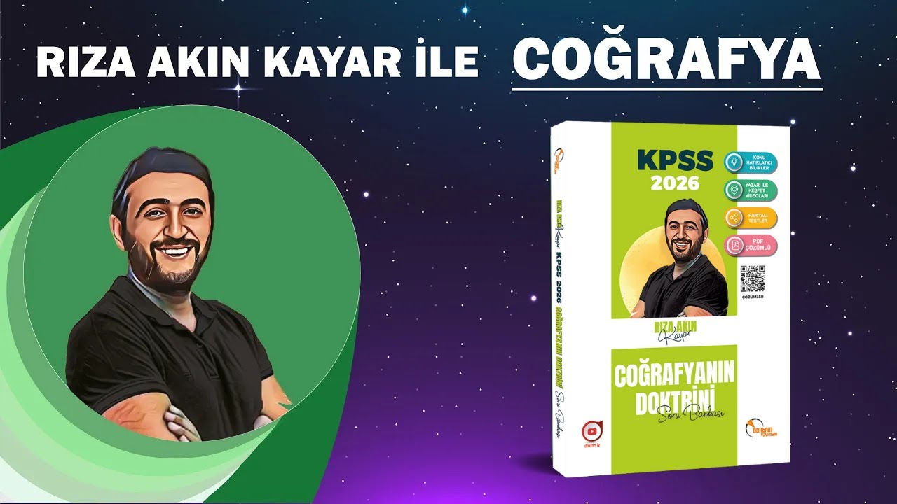 Türkiye’de Sanayi Soru Çözüm | AGS KPSS COĞRAFYA RIZA AKIN KAYAR