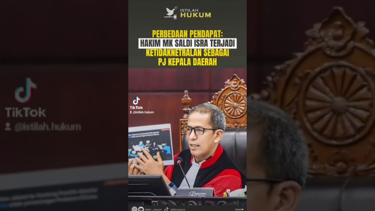 Perbedaan Pendapat Putusan Mk #belajarhukum #hukum #hukumindonesia #mahkamahkonstitusi #mk