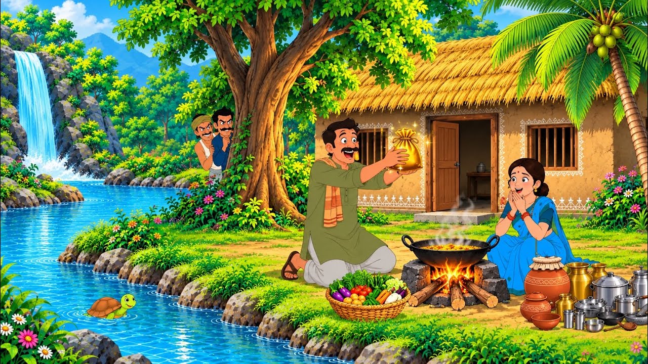 गरीब की ईमानदारी और बदलती किस्मत | Hindi Kahani | Moral Stories | Cartoon Stories | Hindi Story