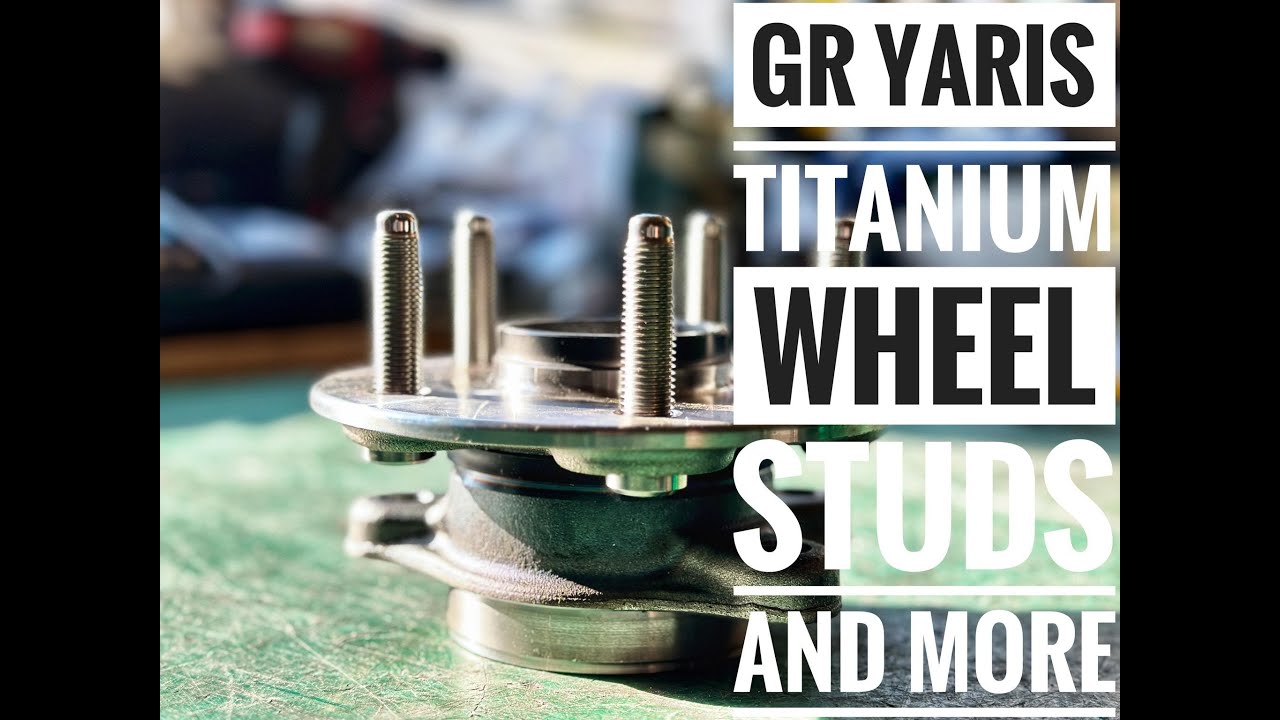 Toyota GR Yaris - Longer Titanium Wheel Studs - because why not?