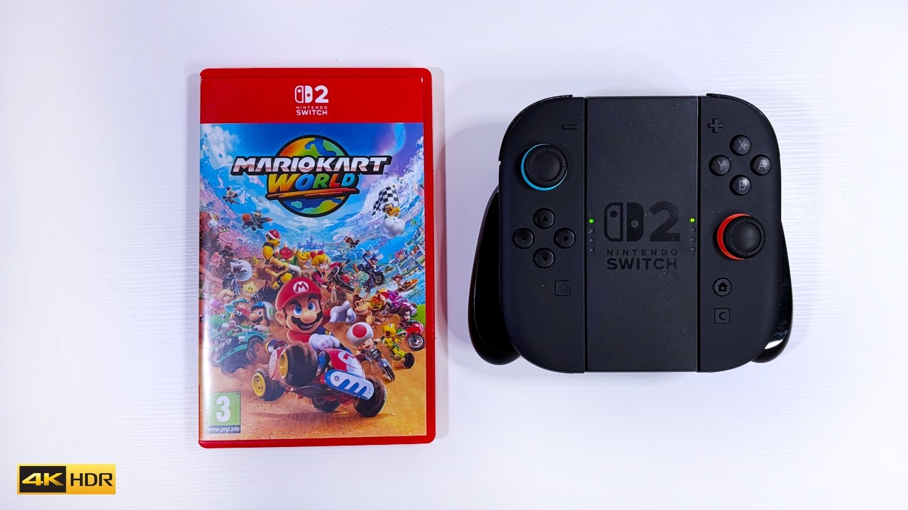 Mario Kart World Dual Monitor Setup on Nintendo Switch 2