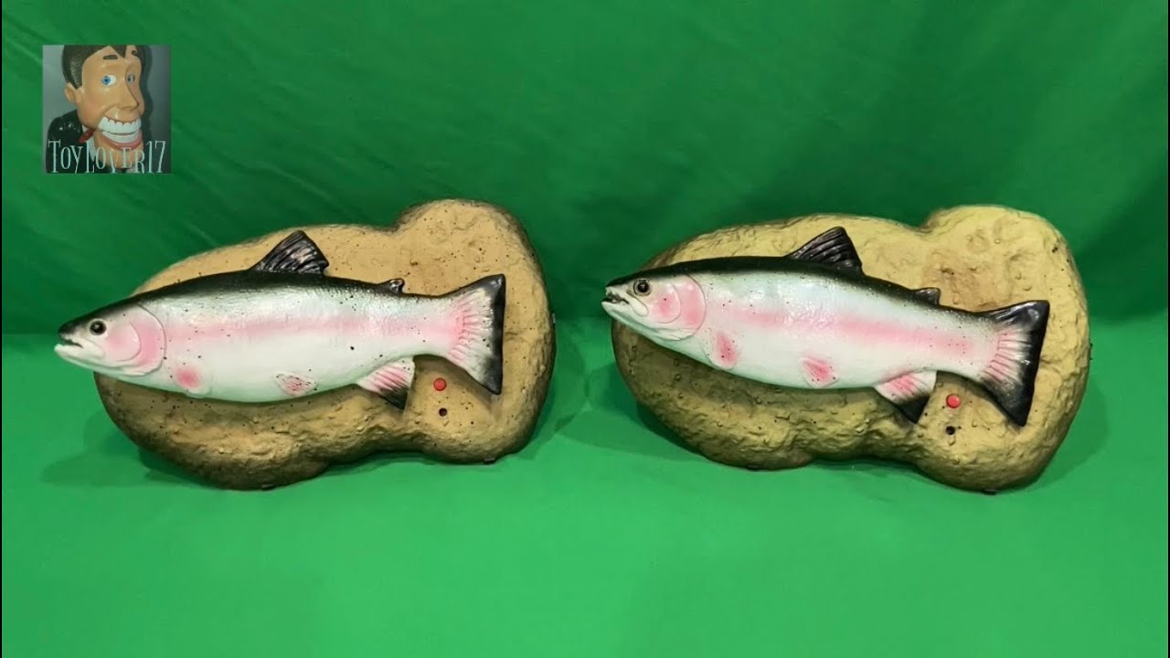 Gemmy 2000 Travis the Singing Trout - “Do Wah Diddy Diddy” & “Rock the Boat”
