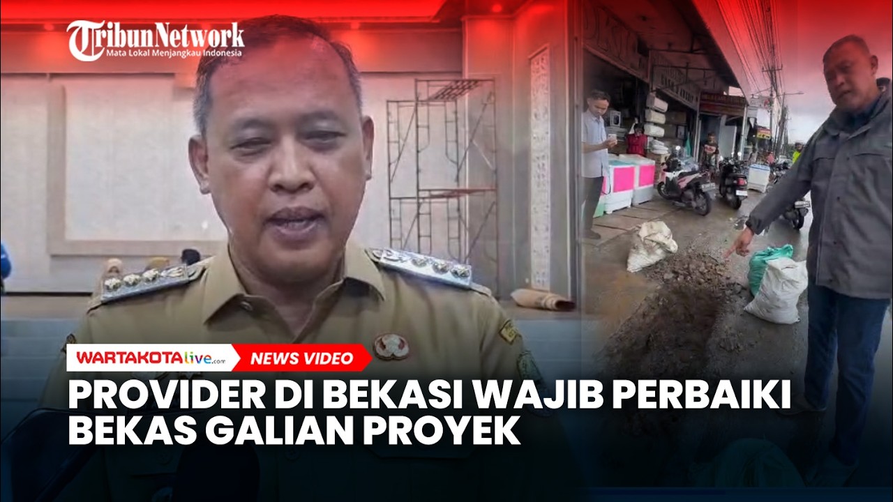Wali Kota Tri Adhianto Minta Provider di Bekasi Perbaiki Kerusakan Jalan Akibat Galian