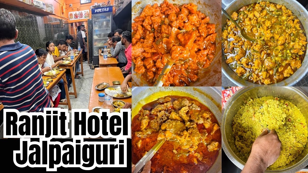 Daily 60+ items veg non veg both Jalpaiguri famous Ranjeet hotel and restaurant