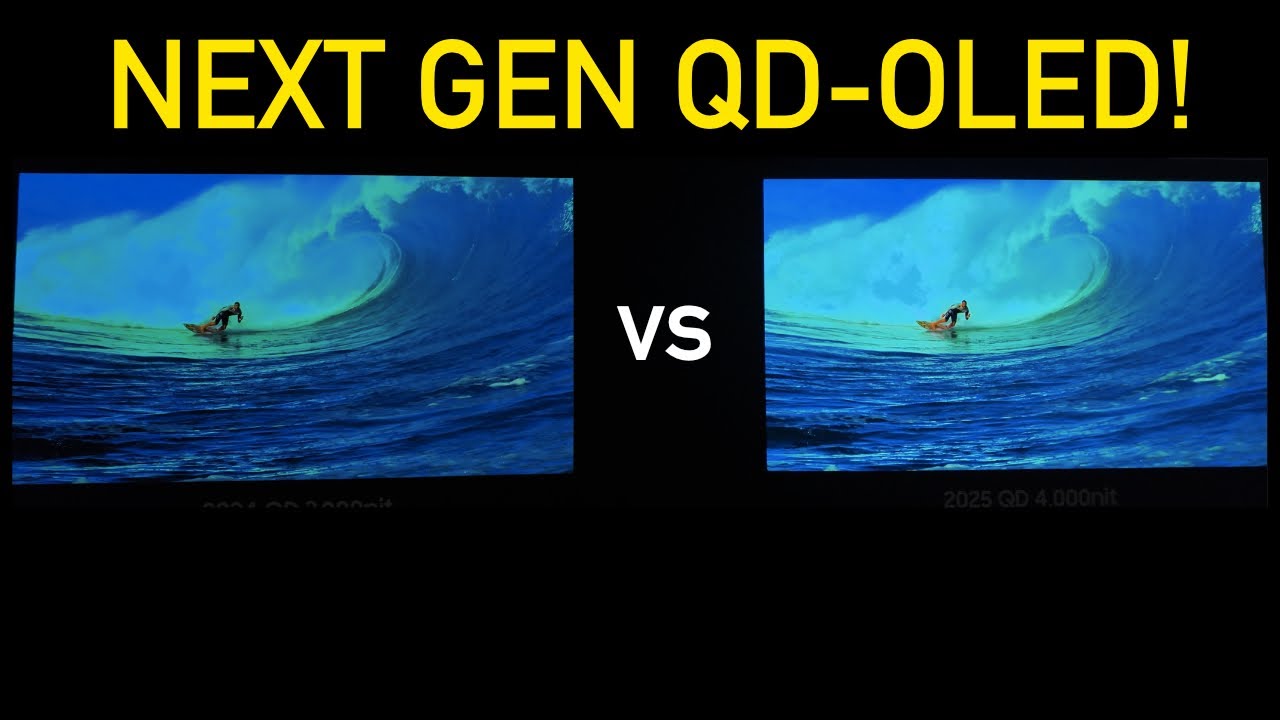 QD-OLED 2024 (3. generacji) vs 2025 QD-OLED (4. generacji)