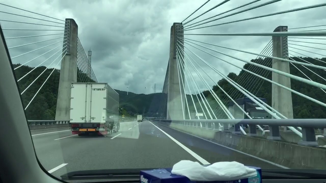 overhead highway in  japan