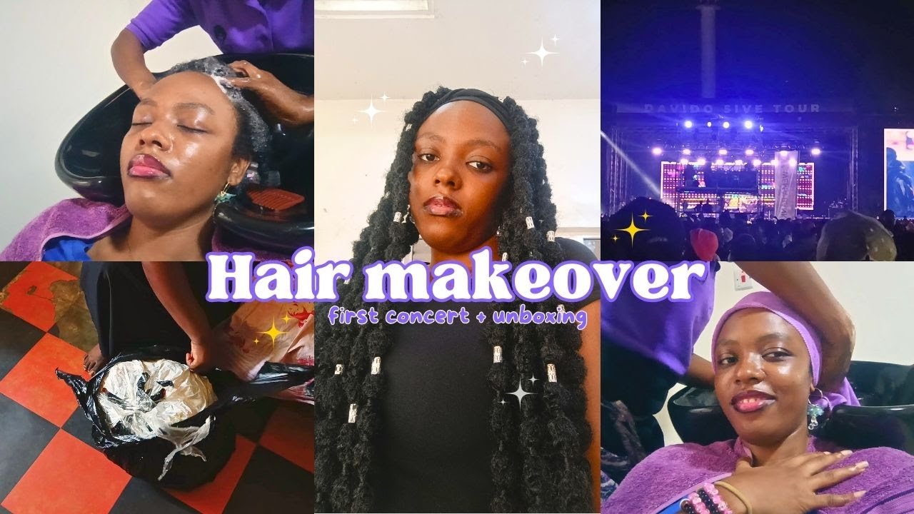 I'M JUST A GIRL🎀🌸 hair makeover, first concert, chaotic unboxing