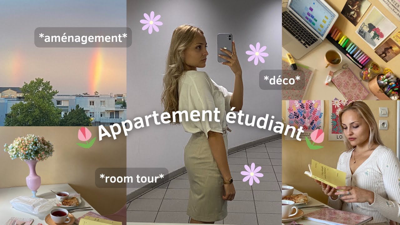 *Premier Appart Étudiant* fin de vacances/ je déménage/ mini room tour...