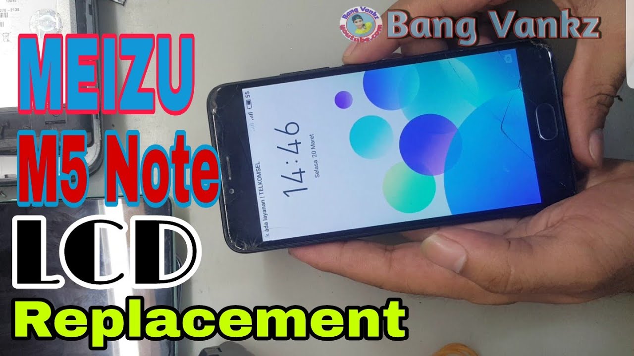 Cara Ganti Lcd MEIZU M5 NOTE | Meizu M5 Note lcd replacement
