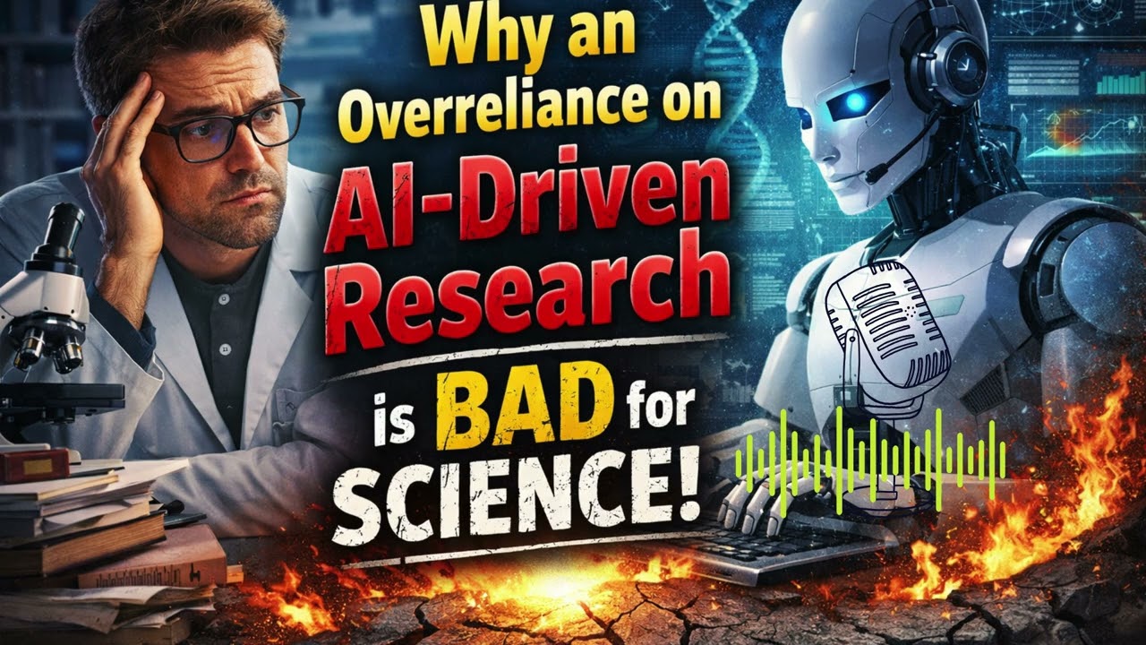 An overreliance on AI-driven Research is good  but bad for science #viralpodcast