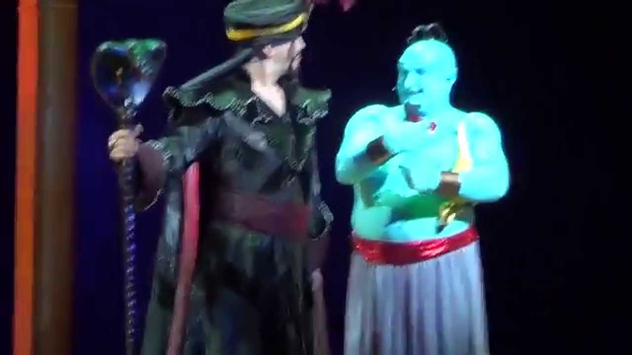 Genie's Jokes and Puns Part 7 - Aladdin A Musical Spectacular at The Disneyland Resort (HD)