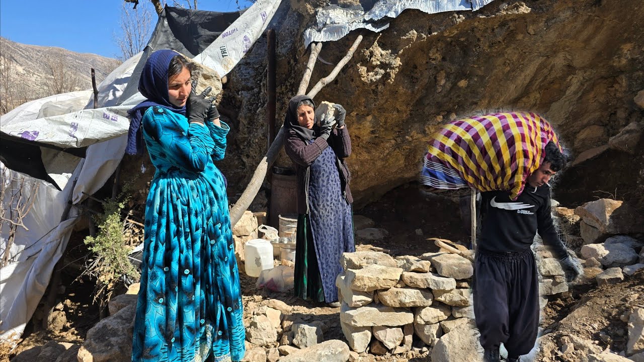 ❄️ Rebuilding a Mountain Cave to Survive Deadly Winter | Nomadic Life