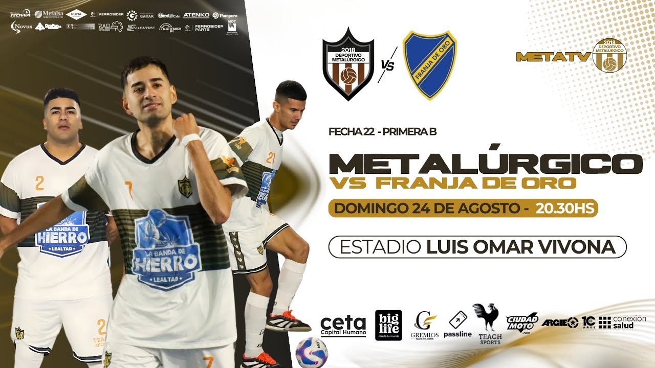 DEPORTIVO METALÚRGICO vs FRANJA DE ORO | FUTSAL EN VIVO - 20:30HS
