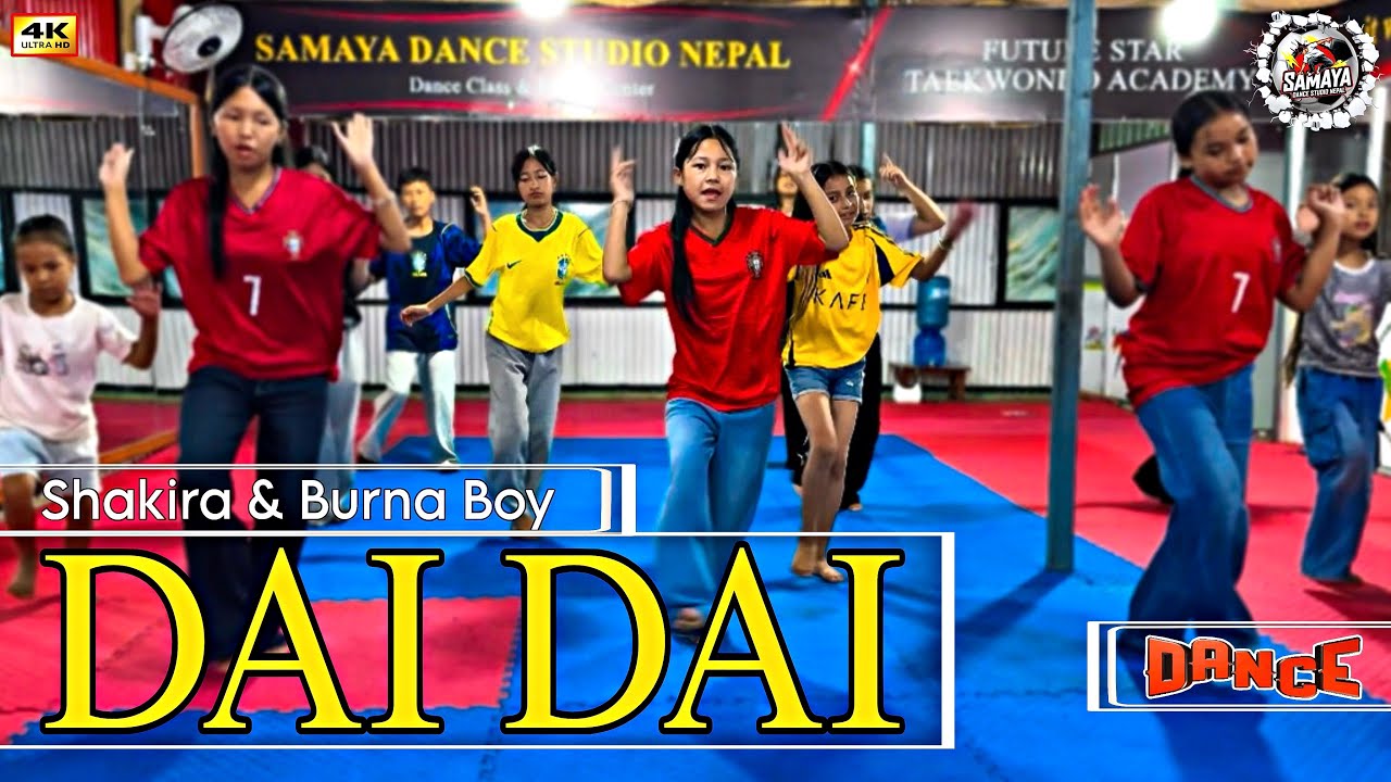 Shakira & Burna Boy - DAI DAI | Dnace Video | World Cup  Special  | Choreography By Samaya Pakhrin