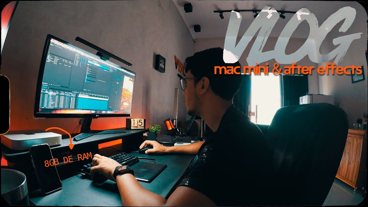 vlog 21: Meu mac de 8gb de ram é melhor que o windows de 32gb no after effects