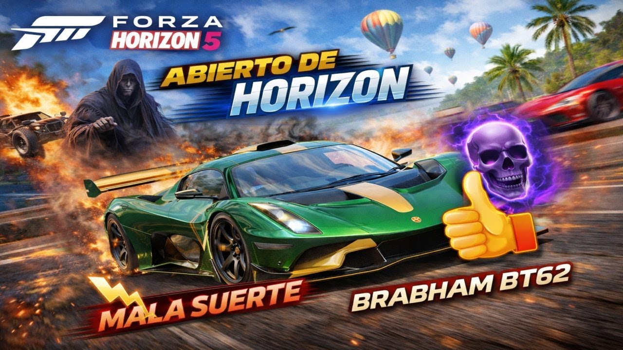 Sigue la maldición del Brabham BT62 (quedé tercero en la primera, qué lástima 🤪) | Forza Horizon 5