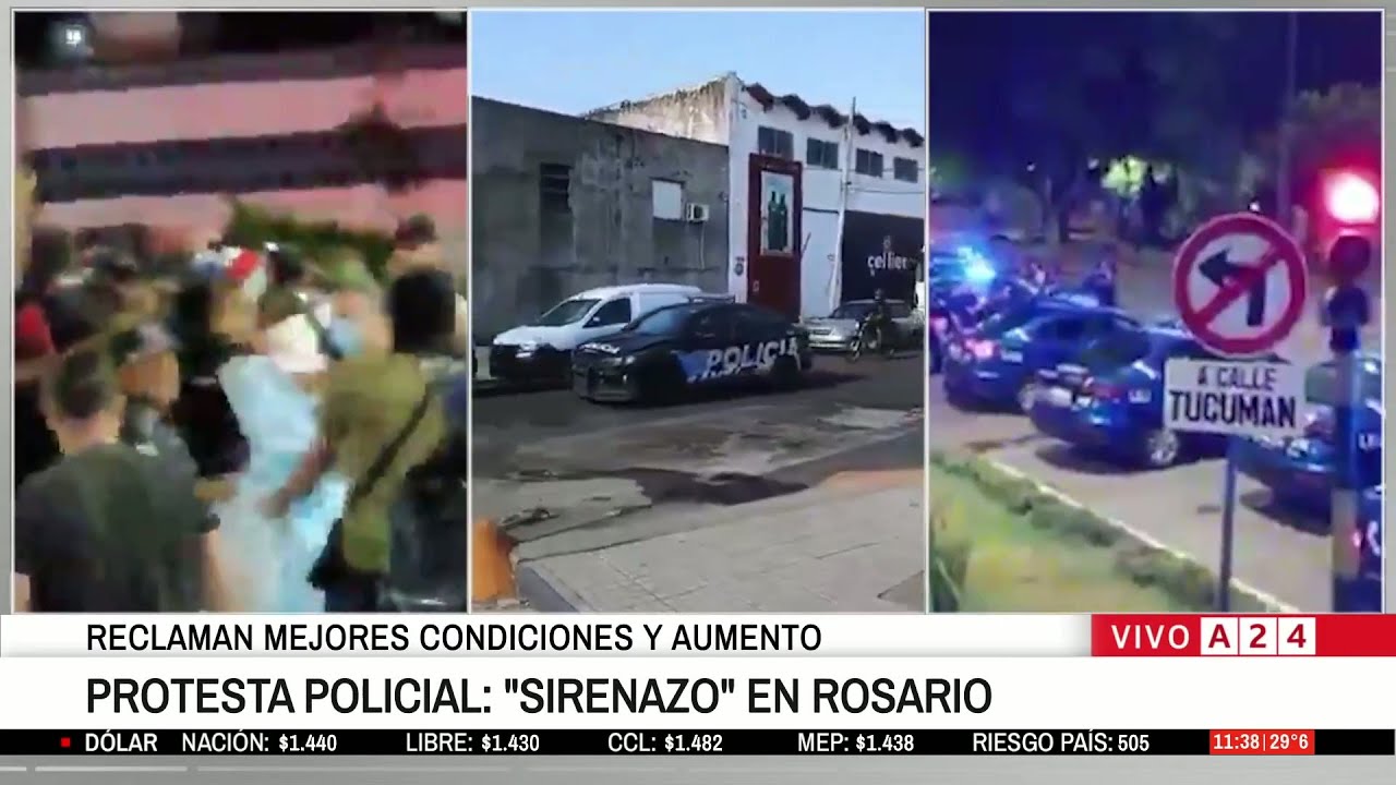 📢 TENSA PROTESTA SALARIAL EN SANTA FE DE POLICÍAS: 