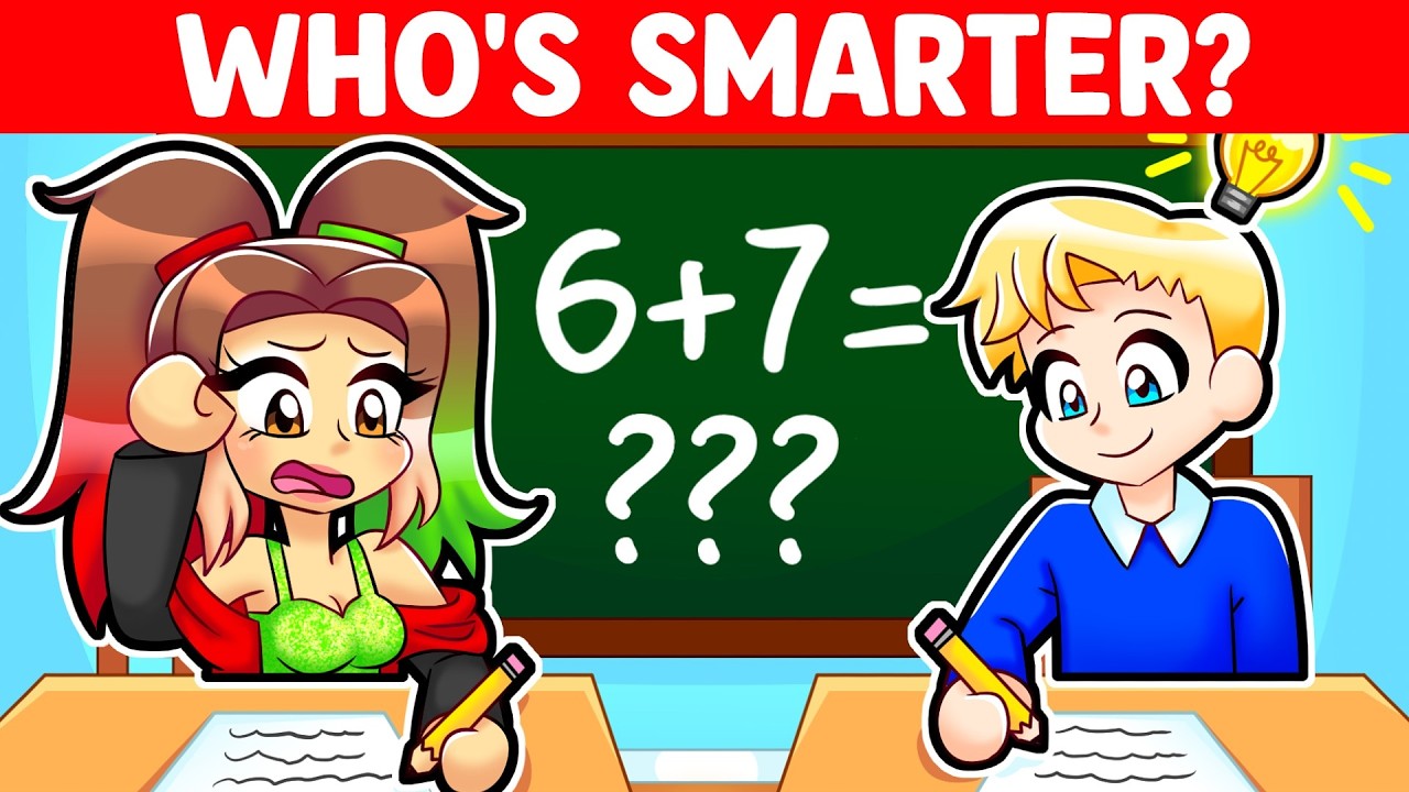 Playing ROBLOX to see WHO IS SMARTER!