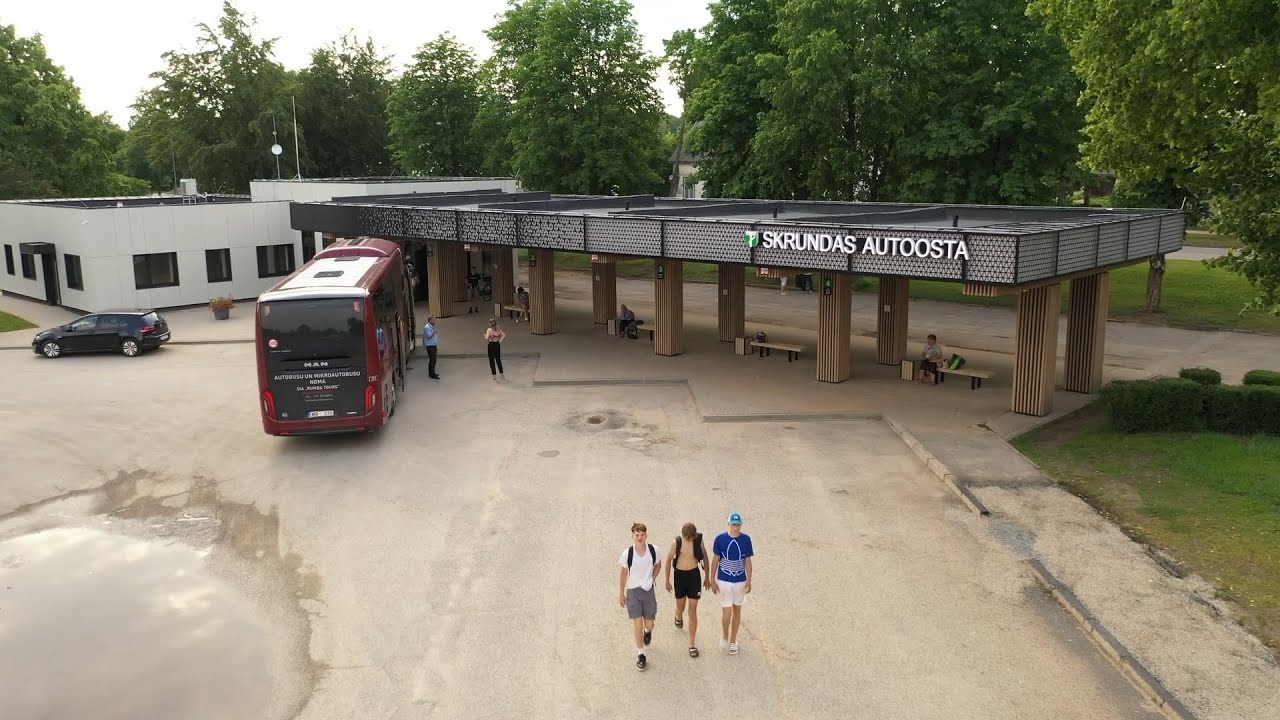 Rekonstruēta Skrundas autoosta