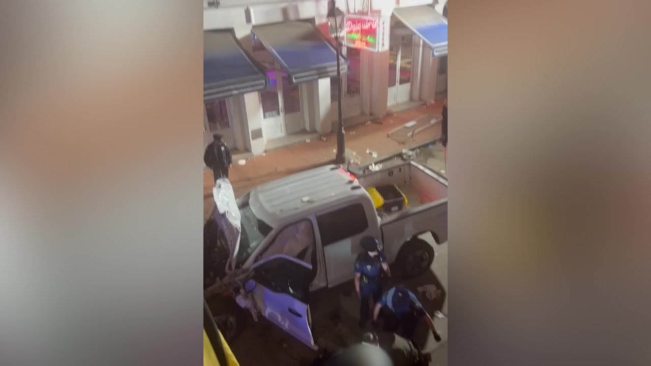 New video shows chaos after truck plows through Bourbon Street crowd