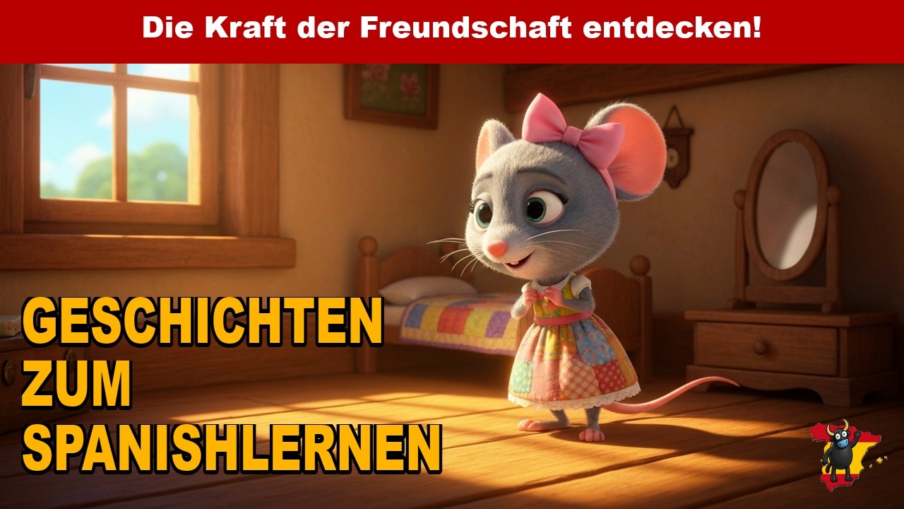🇩🇪 🐭 Spanisch lernen A2: Was lernt die kleine Maus? 🇪🇸✨