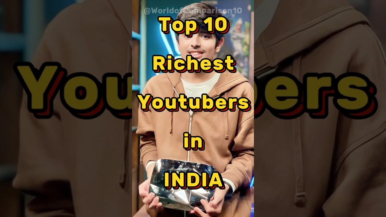 👉 Top 10 Richest YouTubers in India 🇮🇳💰 | You Won&rsquo;t Believe #1!