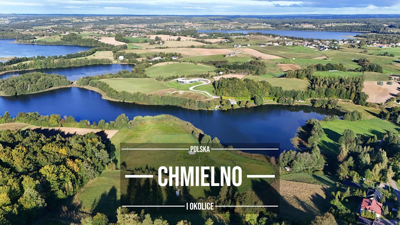 Cinematic Aerial Video Above Chmielno, Poland