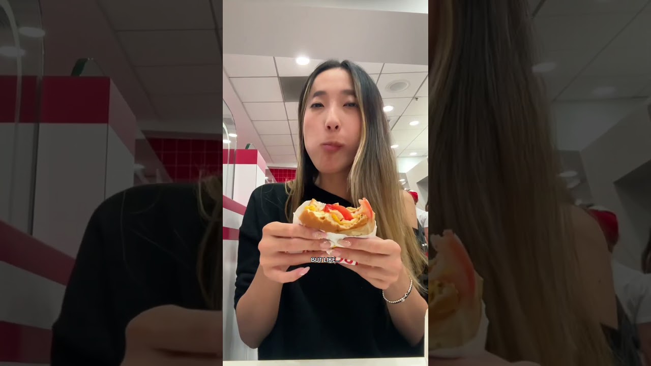 First time eating IN N OUT!! 🍔🤯🍟 #innout #burger #vegetarian