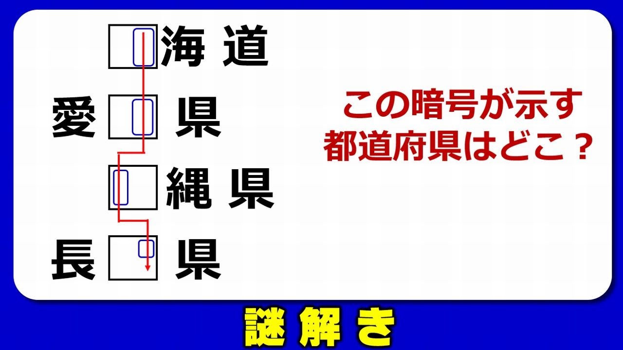 【謎解き】脳を刺激して知能を高めるひらめきクイズ！全5問！