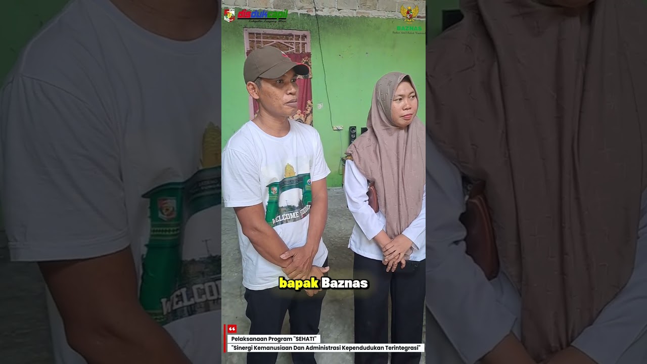 Kegiatan Sehati Disdukcapil dan BAZNAS Kabupaten Lampung Utara 
