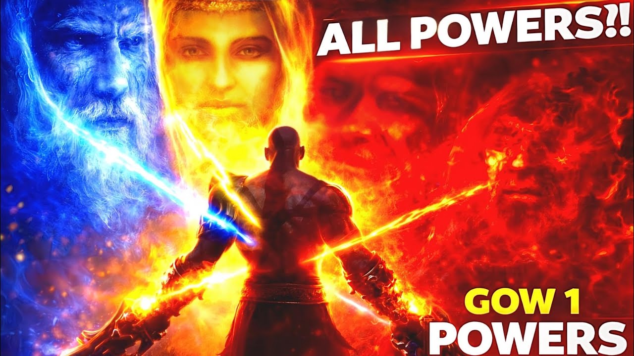 Kratos All Powers in God of War 1 | No Commentary Gameplay 
