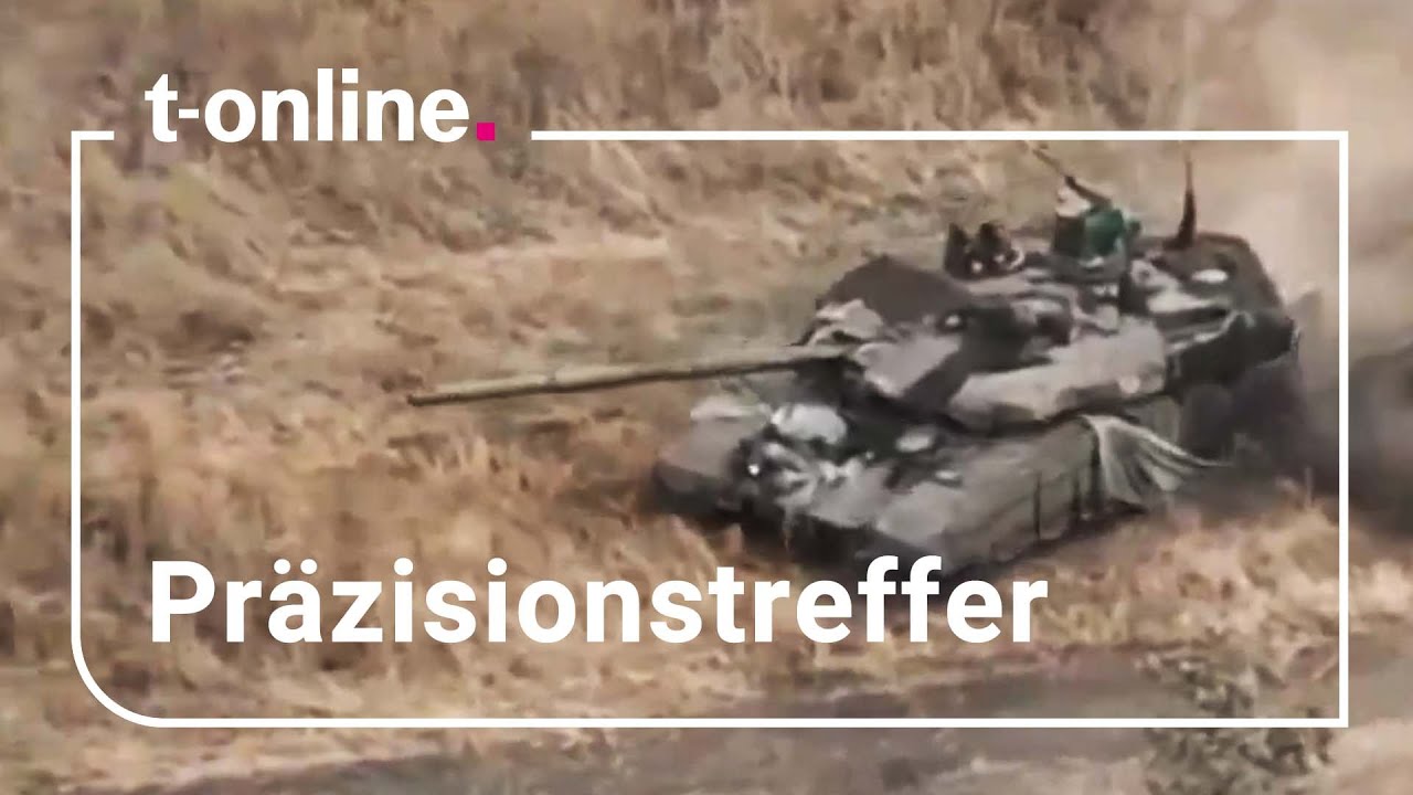 Ukraine: Russischer Vorzeigepanzer explodiert pl&ouml;tzlich