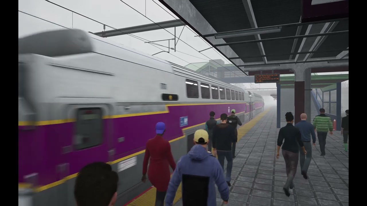 MBTA and Amtrak Action (Train Sim World 6)
