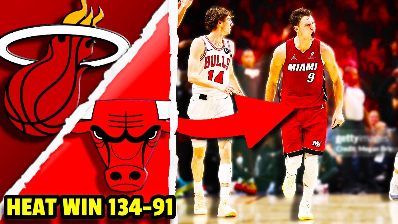 Miami Heat DEMOLISH Chicago Bulls for Statement Win | Pelle Larsson SHINES, Kel’el Ware Stands Out