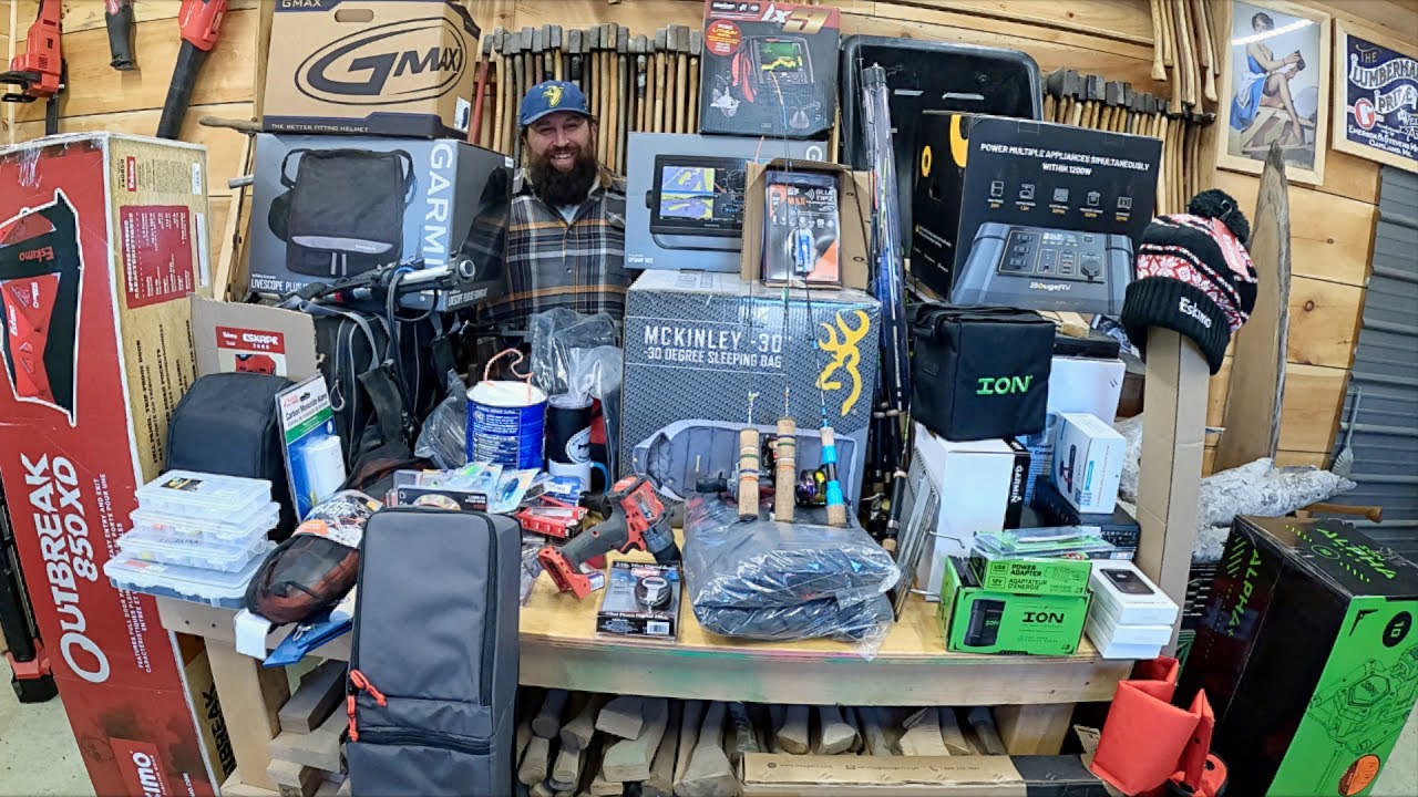 I Got All This NEW ICE FISHING GEAR for the 2023 Season!!!