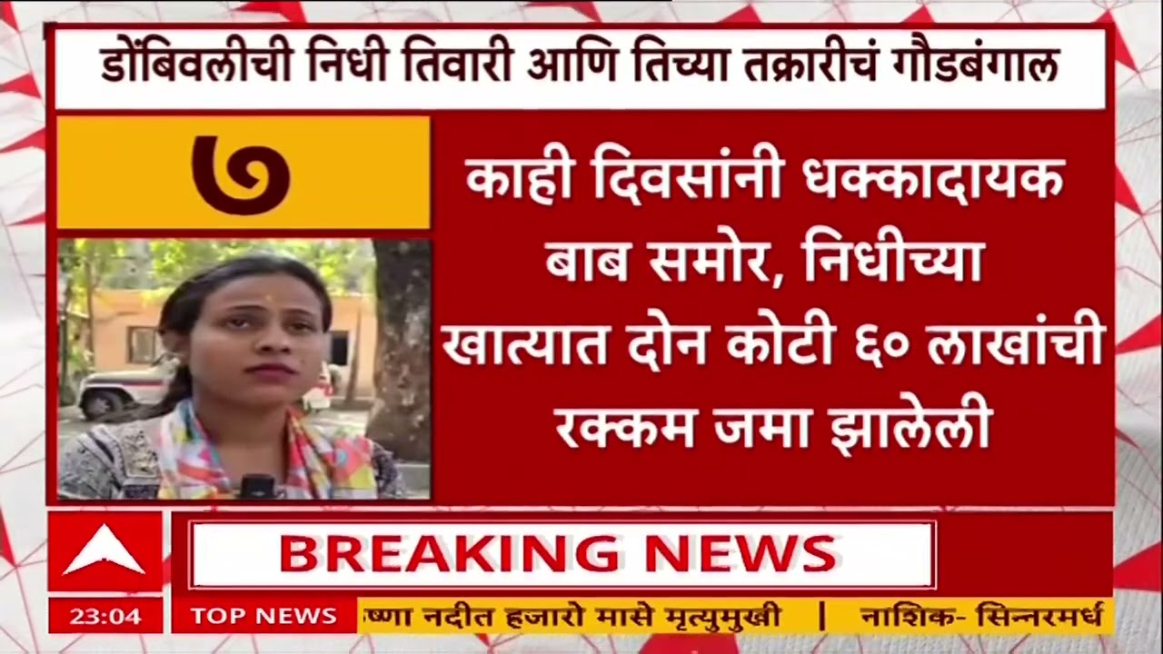 Dombivali Bank Scam : डोंबिवलीतील विद्यार्थिनीच्या खात्यात २ कोटी ६० लाख रुपये जमा