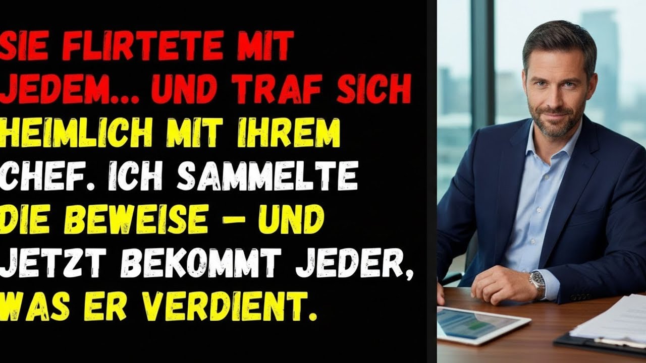 ⚡Sie flirtete mit jedem… und traf sich heimlich mit ihrem Chef  Ich sammelte die Beweise⚡