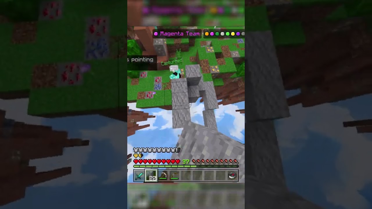 Discover the BEST Clutching Skills In Hive Skywars #shorts #minecraft #hivemc