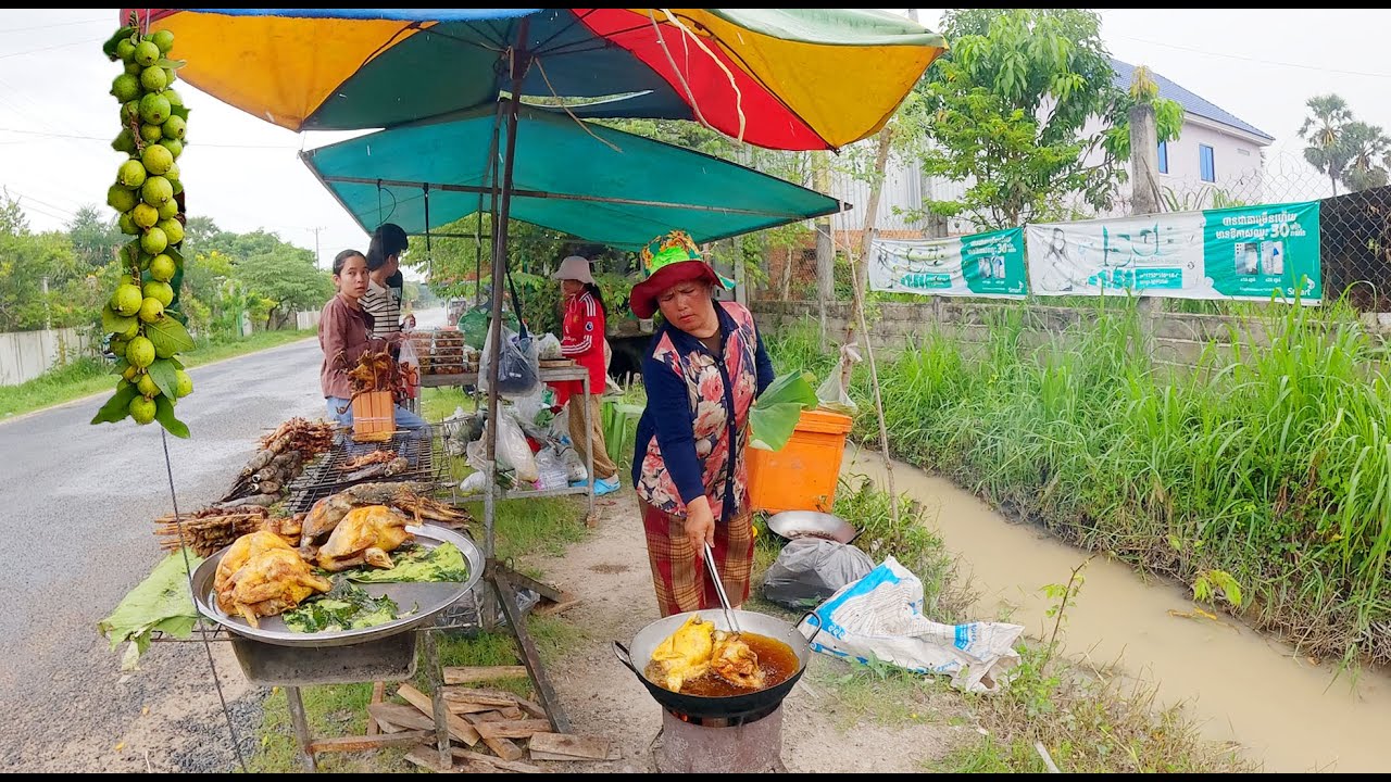 Cambodia Best Street Food Tour, Authentic Khmer Food, Countryside Market & Phnom Penh City Food
