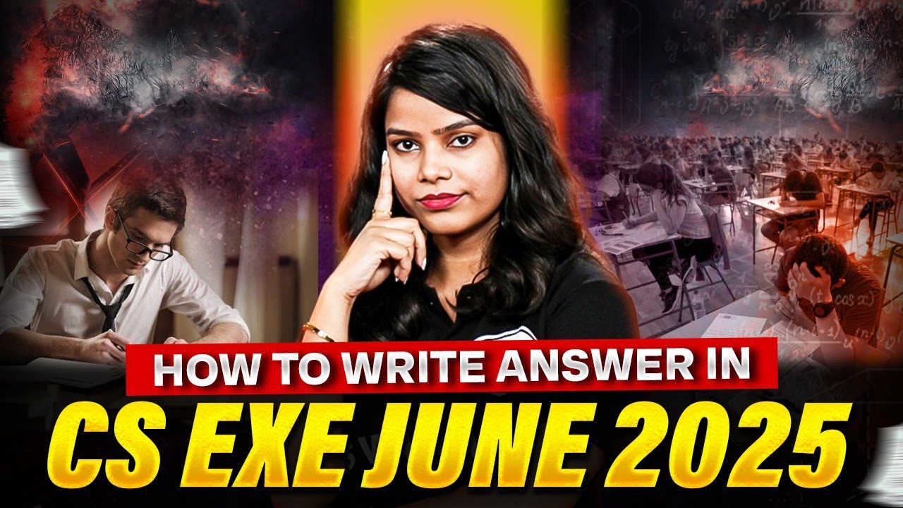 How to Write Answer in CS Exe June 2025 ✍️💯
