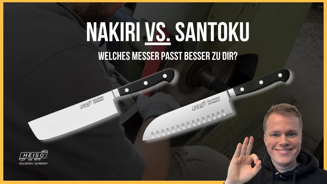 Nakiri vs. Santoku – Welches Messer passt besser zu dir? | HEISO 1870