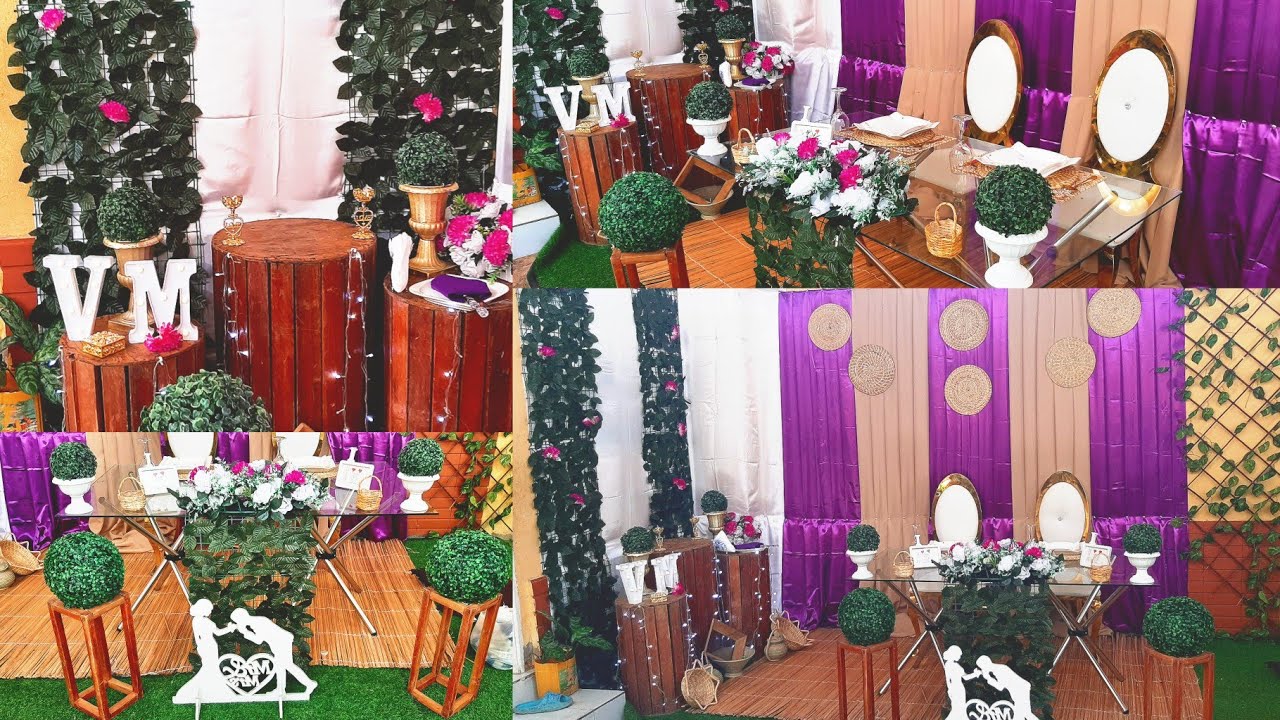 Decoração de Cenário de Pedido ou Casamento Tradicional em Angola/Erika Angolana