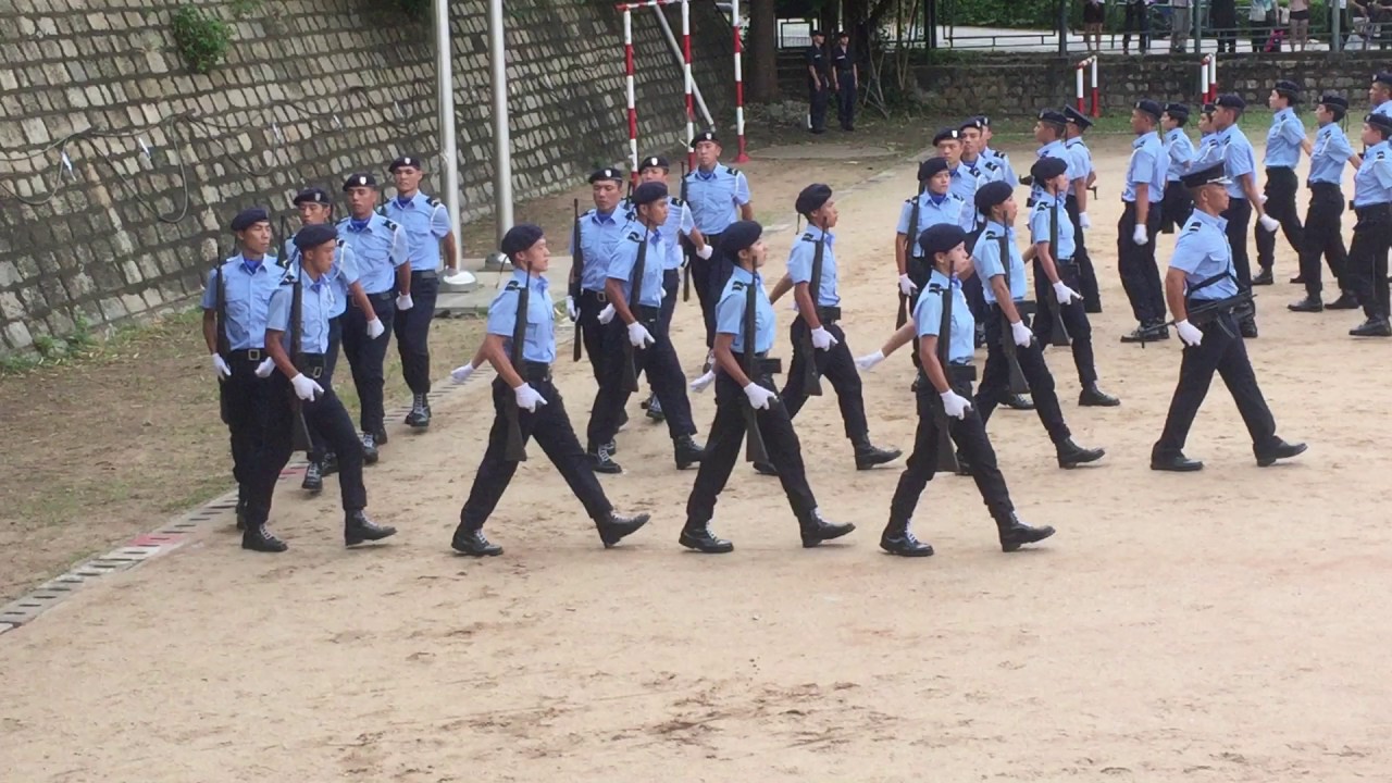 24th macau police training  gradulation March